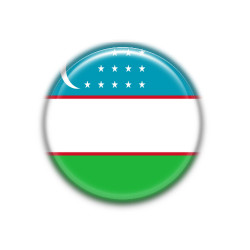 Chapa 38mm Uzbekistán - Pin o Imán