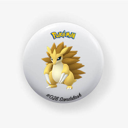 Chapa Sandslash 38mm | Alfiler o Imán | Pokémon