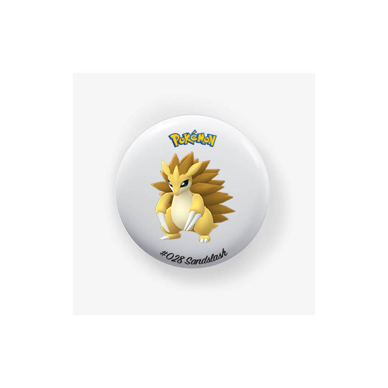 Chapa Sandslash 38mm | Alfiler o Imán | Pokémon
