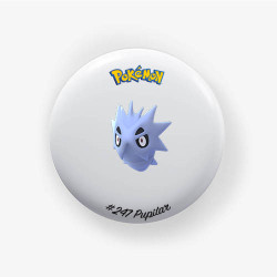 Chapa Pupitar 38mm | Alfiler o Imán | Pokémon