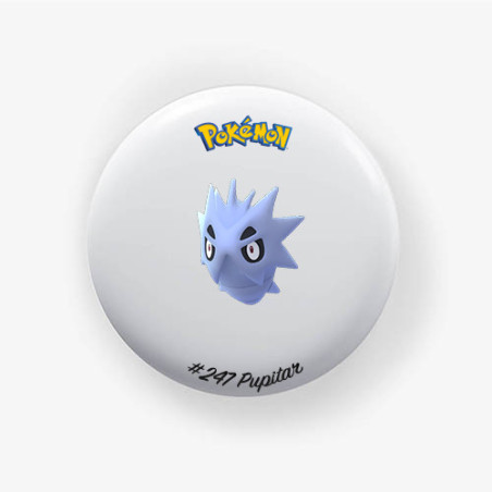 Chapa Pupitar 38mm | Alfiler o Imán | Pokémon