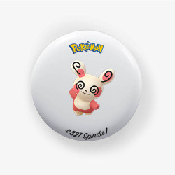 Chapa Spinda 38mm | Alfiler o Imán | Pokémon