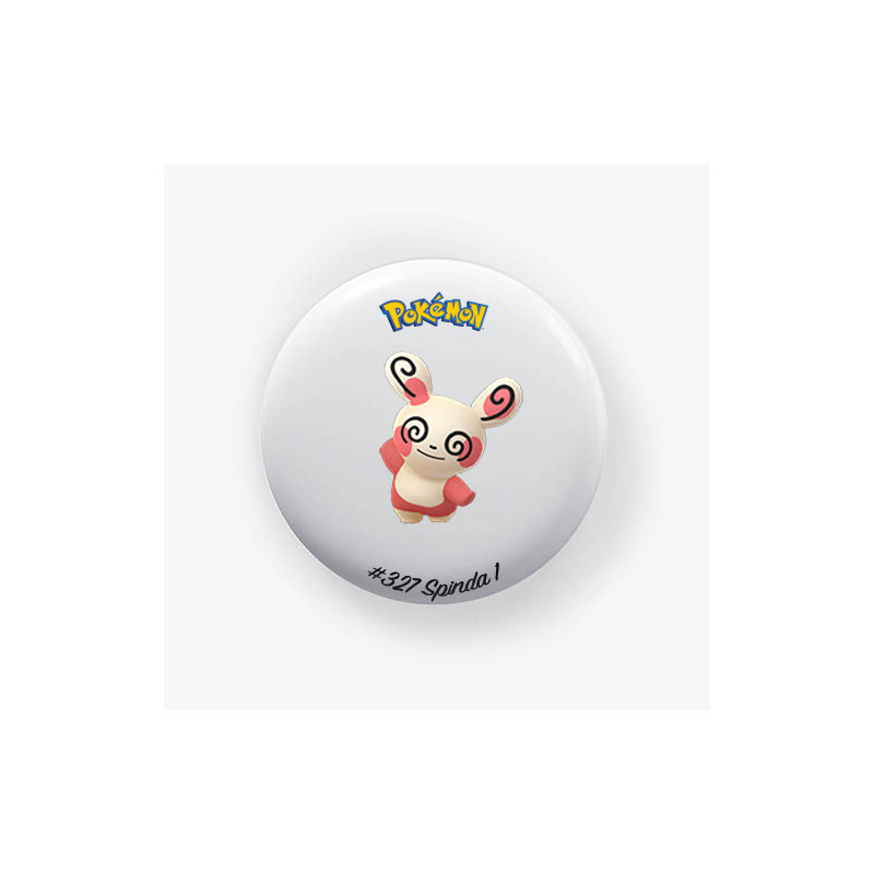 Chapa Spinda 38mm | Alfiler o Imán | Pokémon