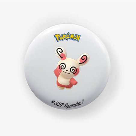 Chapa Spinda 38mm | Alfiler o Imán | Pokémon