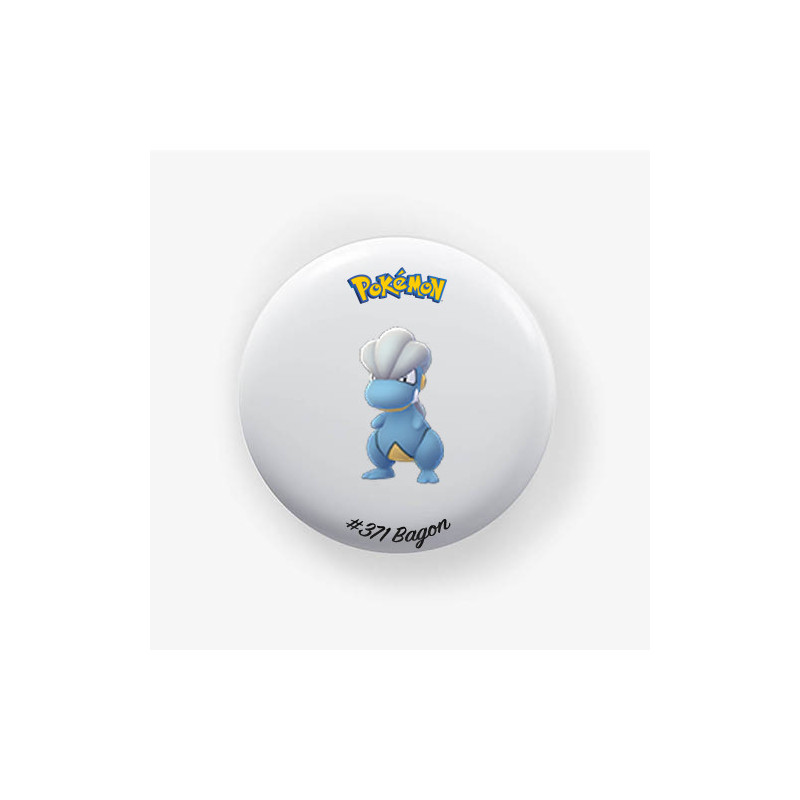 Chapa Bagon 38mm | Alfiler o Imán | Pokémon