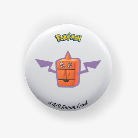 Chapa Rotom Ventilador 38mm | Alfiler o Imán | Pokémon