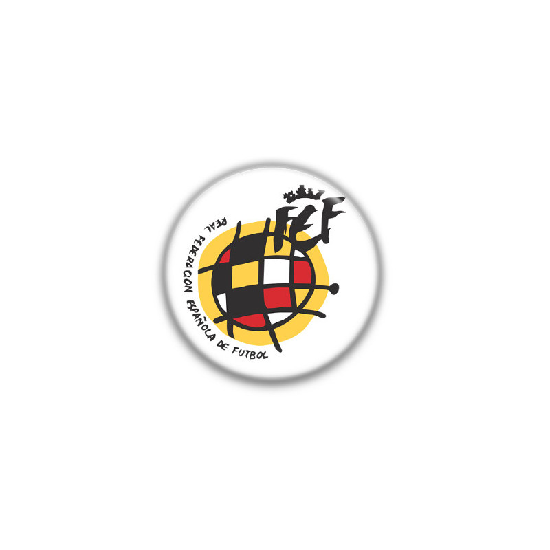 Chapa RFEF 38mm | Alfiler o Imán | Fútbol Español