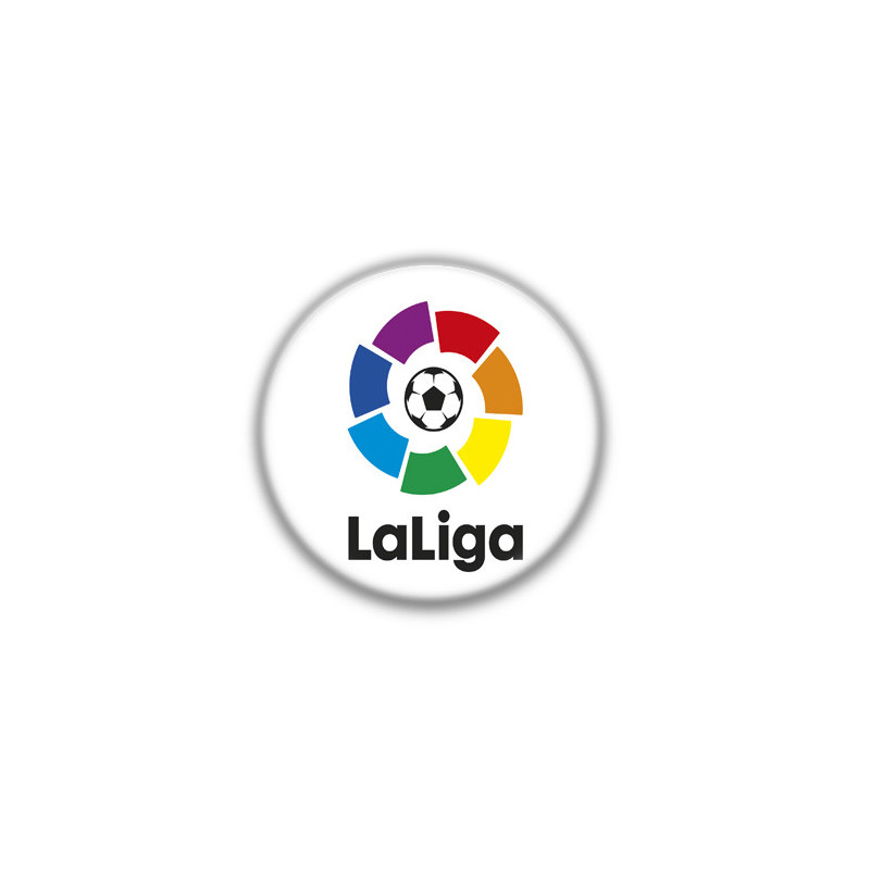 Chapa La Liga 38mm | Alfiler o Imán | Fútbol España