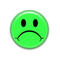 Chapa "Sad" - 38mm con alfiler o imán | Expresa emociones