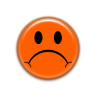 Chapa "Sad" - 38mm con alfiler o imán | Expresa emociones