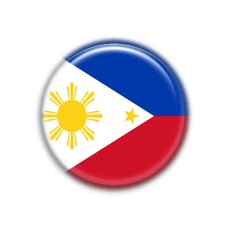 Chapa 38mm Filipinas - Pin o Imán