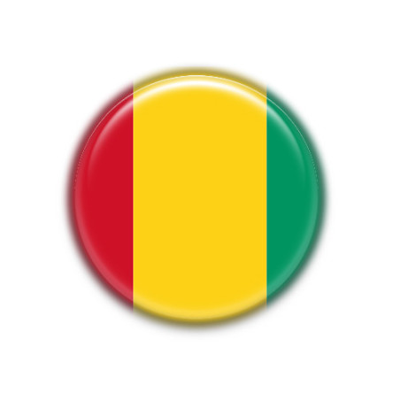 Chapa 38mm Guinea - Pin o Imán