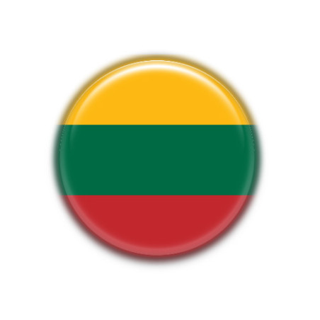 Chapa 38mm Lituania - Pin o Imán