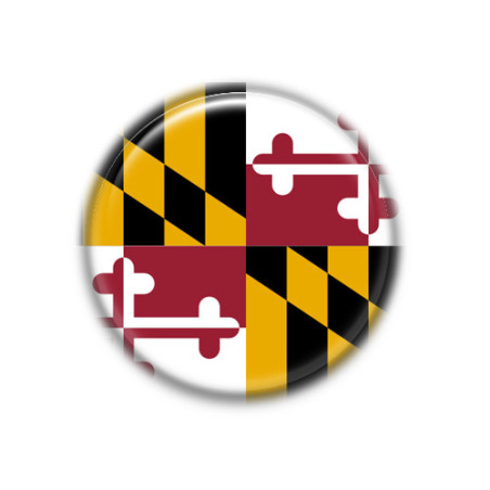Chapa 38mm Maryland - Pin o Imán