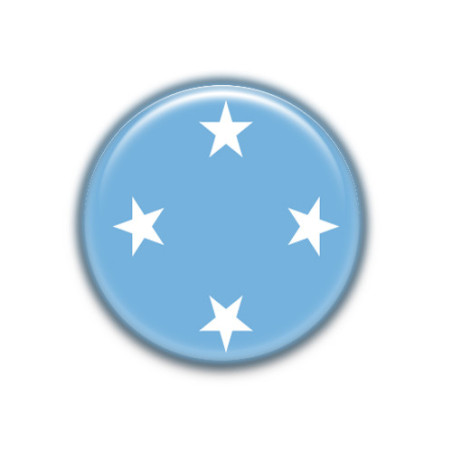 Chapa 38mm Micronesia - Pin o Imán