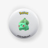 Chapa Bulbasaur 38mm | Alfiler o Imán | Pokémon