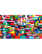 Chapa "Banderas" - 38mm con alfiler o imán | Orgullo cultural