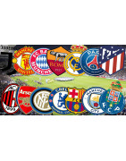 Chapas de Escudos Club Fútbol 38mm | Alfiler o Imán | Deporte